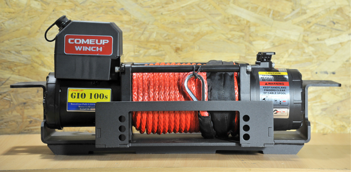 Лебедка автомобильная электрическая Comeup GIO 100S 12V STD (Синтетический трос)