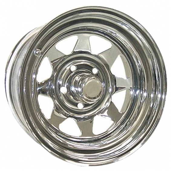 Диск Тойота Ниссан стальной хромированный 6x139,7 8xR17 d110 ET+10