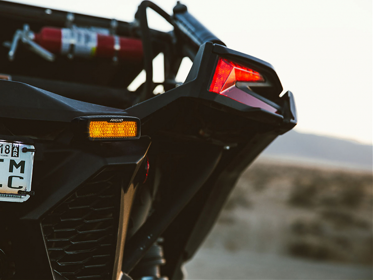 Задние фонари Rigid SR-Q Серия - Янтарный цвет (пара)