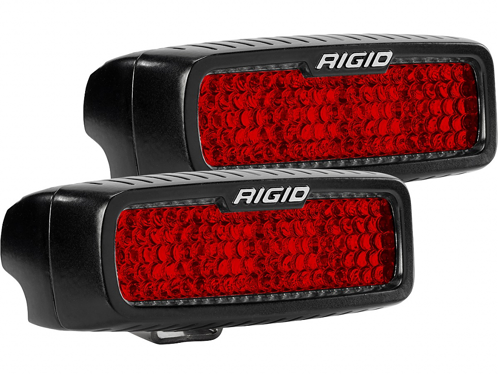 Задние фонари Rigid SR-Q Серия - Красный цвет (пара) Задние фонари Rigid SR-Q Серия - Красный цвет (пара)