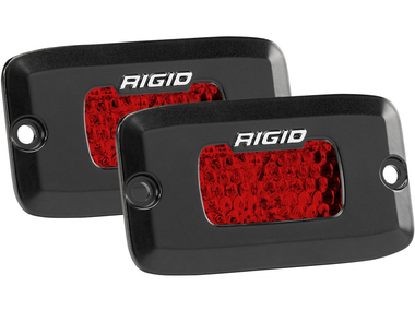 Задние фонари Rigid SR-M Серия - Красный цвет (пара) - Врезная установка