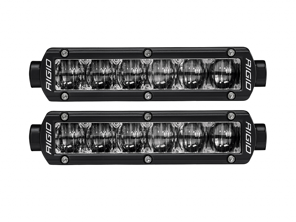 Светодиодная балка Rigid  SR6 SAE-Серия  (6 светодиодов) Противотуманные фары (пара) Светодиодная балка Rigid  SR6 SAE-Серия  (6 светодиодов) Противотуманные фары (пара)