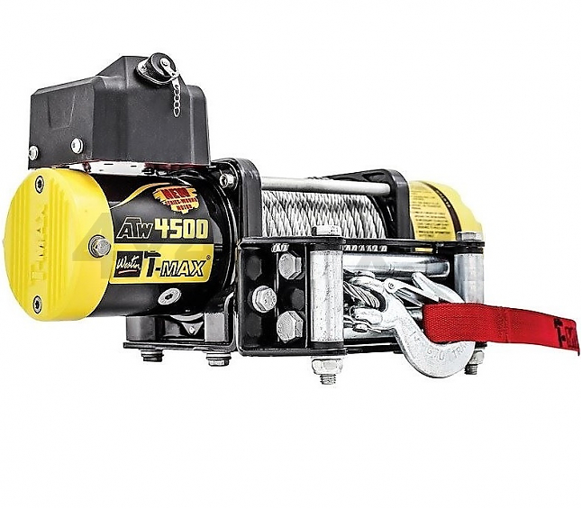 Лебедка электрическая для квадроцикла (ATV) T-MAX ATW-PRO 4500