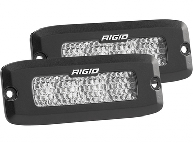 Светодиодные фары Rigid SR-Q Серия PRO (4 светодиода) - Рабочий свет - Врезная установка (пара)