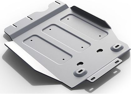 Защита алюминиевая Rival для РК (часть 1) Jeep Wrangler III JK 2/4-дв. АКПП 2007-2018. Бензин