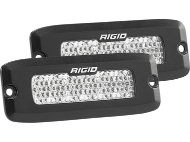 Светодиодные фары Rigid SR-Q Серия PRO (6 светодиодов) -  Рабочий свет - Врезная установка (пара)