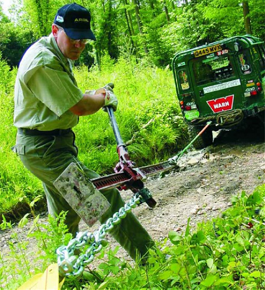 Набор для использования реечного домкрата Hi-Lift в качестве лебедки OFF-ROAD-KIT