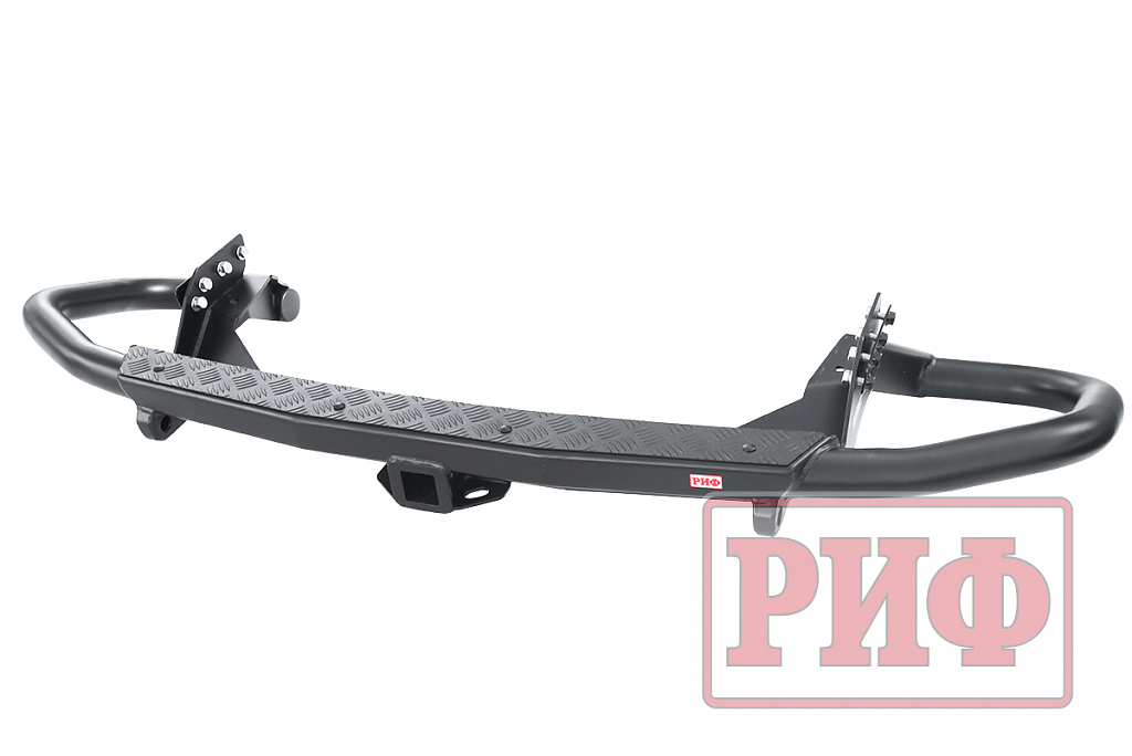 Бампер РИФ силовой задний Mitsubishi Pajero Sport 2015+ c квадратом под фаркоп Бампер РИФ силовой задний Mitsubishi Pajero Sport 2015+ c квадратом под фаркоп