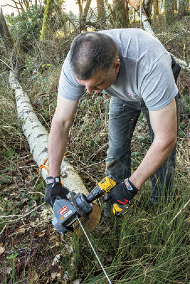 Лебедка переносная работает от дрели WARN Drill Winch 750lbs стальной трос