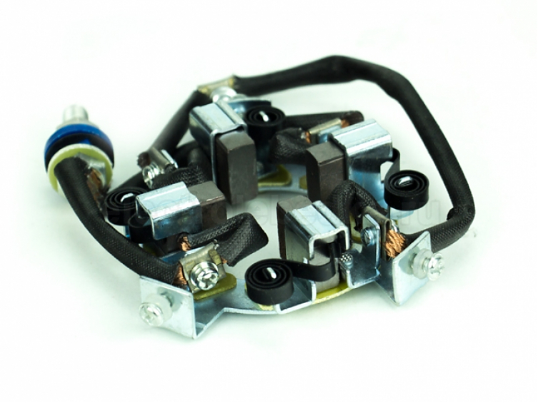 Щеточный узел электромотора лебедки Автоспас Рысак 53