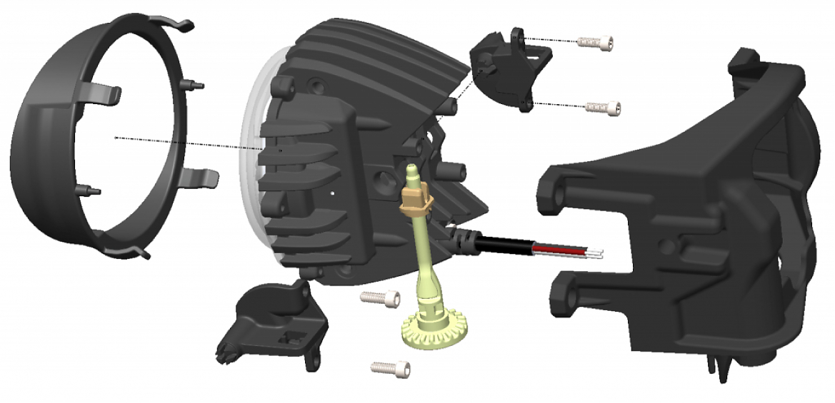 Противотуманные фары в бампер для Toyota : RIGID 360 Серия 4″ SAE (кмпл)