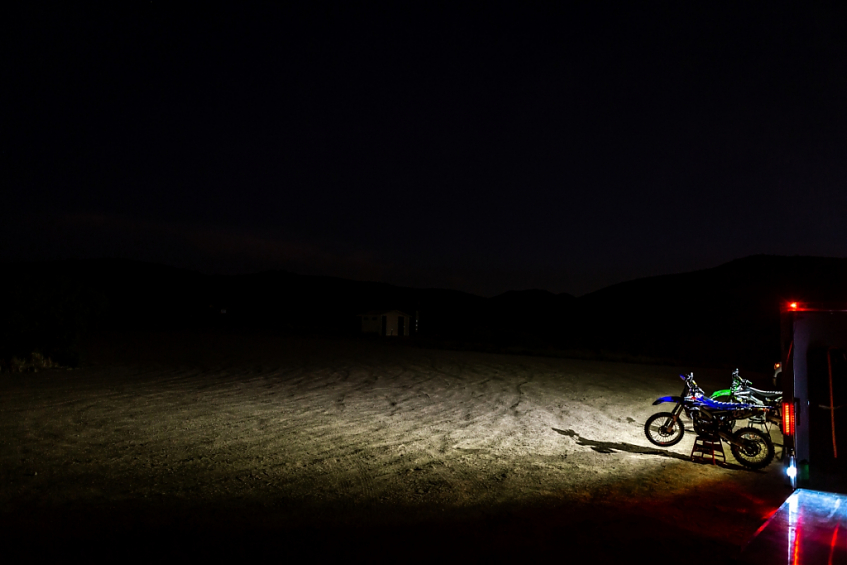 Светодиодные фары Rigid SR-L Серия POD (Белая подсветка) –  пара