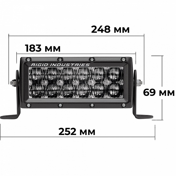 Светодиодные фары Rigid  SAE-Серия 6
