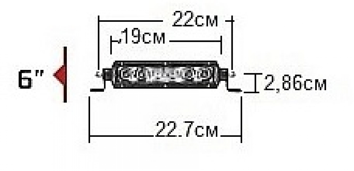 Светодиодная балка Rigid 6 дюймов SR-серия PRO (9 светодиодов) - Водительский свет