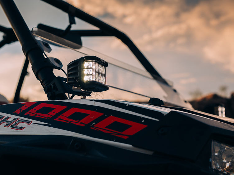 Светодиодные фары Rigid D-SS Серия PRO (9 светодиодов) Водительский свет (пара)