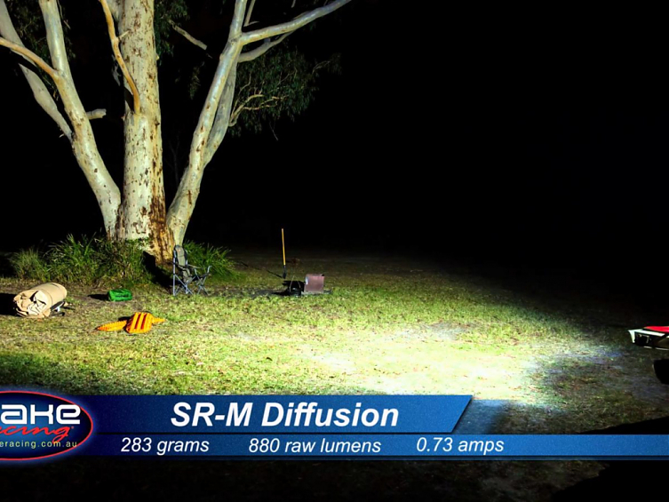 Миниатюрная светодиодная фара Rigid SR-M Cерия PRO (2 светодиода) - Рабочий свет (пара)