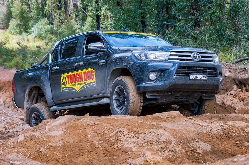 Лифт комплект усиленной подвески Tough Dog для Toyota Hilux Revo 2015+ с регулировкой жесткости