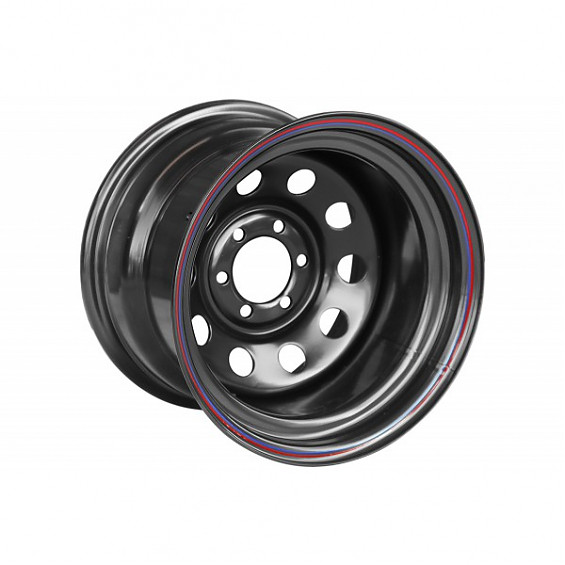 Диск Тойота Ниссан стальной черный 6x139,7 8xR17 d110 ET0 (треуг. мелкий)