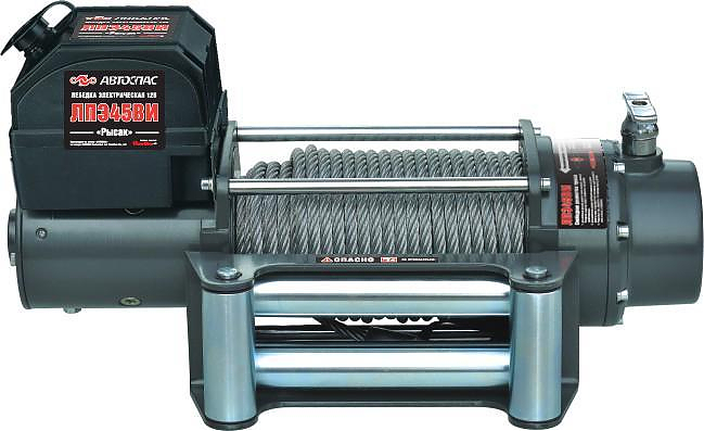 Лебедка автомобильная электрическая Автоспас ЛПЭ38В Рысак 12В Лебедка автомобильная электрическая Автоспас ЛПЭ38В Рысак 12В