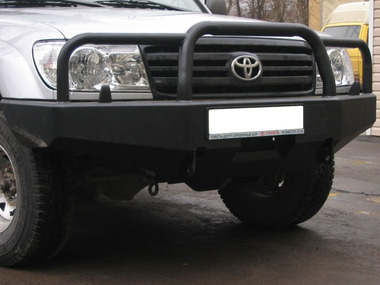 Бампер передний силовой Toyota Land Cruiser 105 с защитной дугой