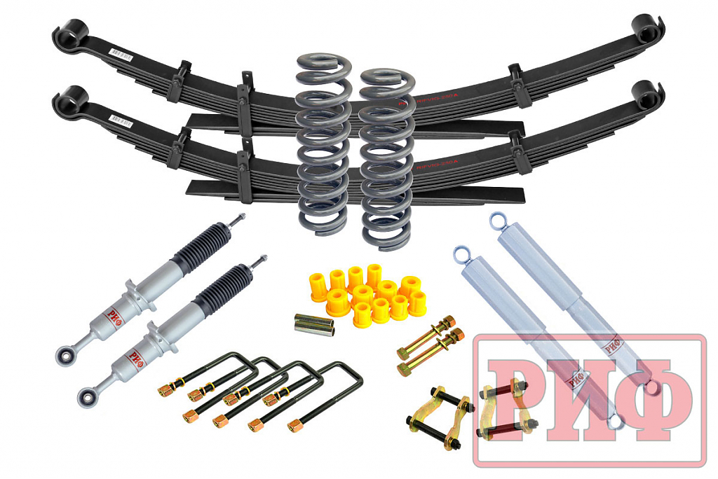 Лифт-комплект РИФ Gas Mitsubishi L200 2005-2015 лифт +40 мм средний Лифт-комплект РИФ Gas Mitsubishi L200 2005-2015 лифт +40 мм средний