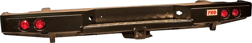 Бампер задний силовой Nissan Navara D40 2010+ с квадратом под фаркоп и фонарями Бампер задний силовой Nissan Navara D40 2010+ с квадратом под фаркоп и фонарями