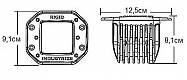 Светодиодные фары Rigid D-серия PRO (6 светодиодов) -  Рабочий свет - Врезная установка (пара)