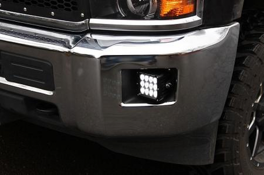 Светодиодные фары Rigid D-XL Серия PRO (12 светодиодов) - Водительский свет (пара)