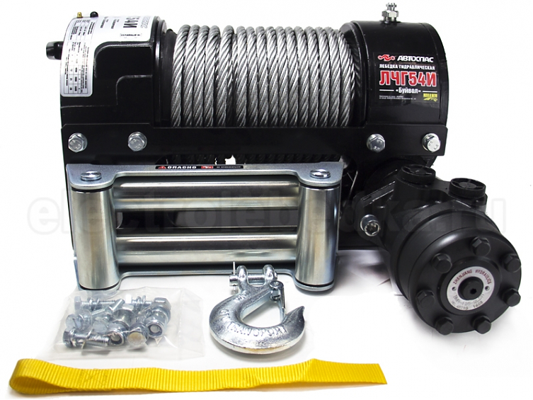 Лебедка гидравлическая червячная ЛЧГ54И 