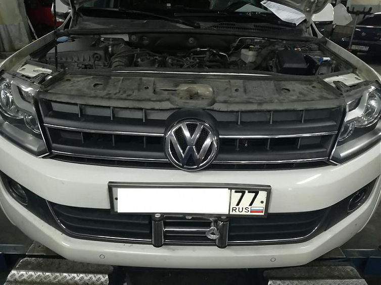 Площадка (кронштейн) Rival под лебедку для автомобиля Volkswagen Amarok