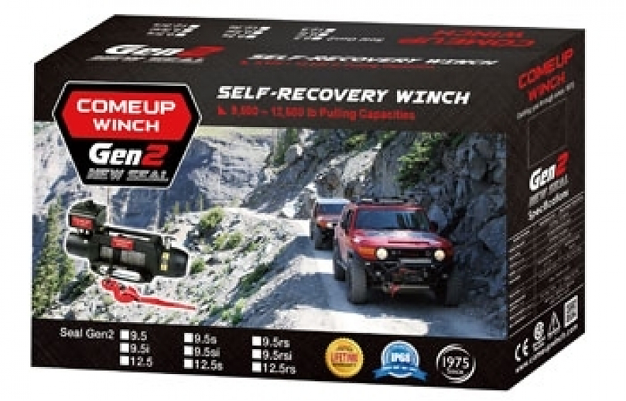 Лебедка автомобильная электрическая COMEUP Seal Gen2 12.5rs 12v (EAC) синтетический трос