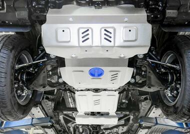 Защита алюминиевая Rival для РК Toyota Fortuner II 4WD 2015-2020