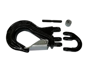 Крюк для троса лебедки с вилочным сопряжением черный ATV