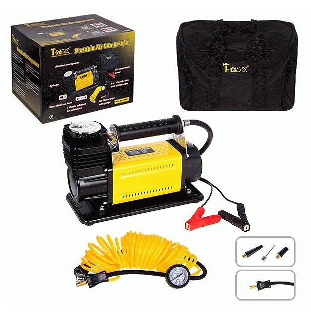 Компрессор портативный для автомобиля T-Max 160 л/мин
