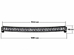 Светодиодная балка 40″ Rigid Radiance Curved cерия (21 Светодиодов) Белая подсветка