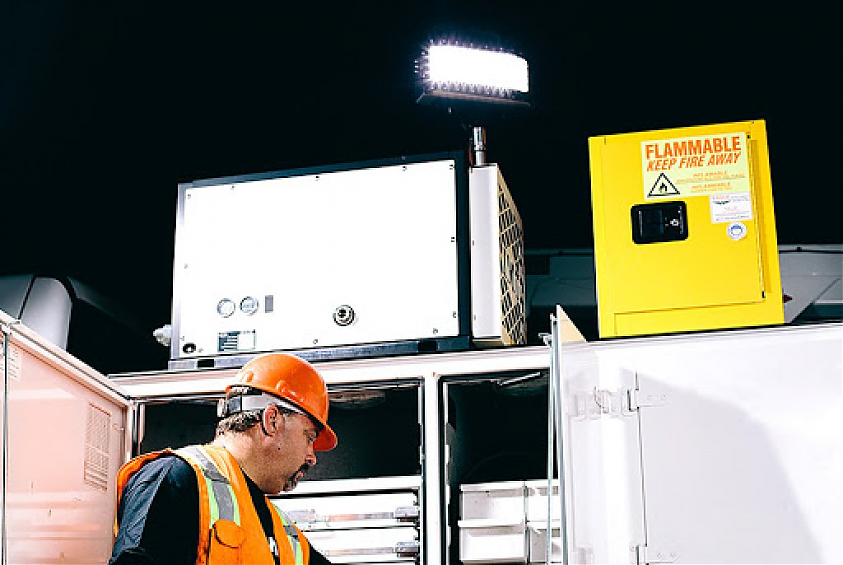 Светодиодный прожектор Rigid Site-Серия – Рабочий свет 80/40 (100-220В)