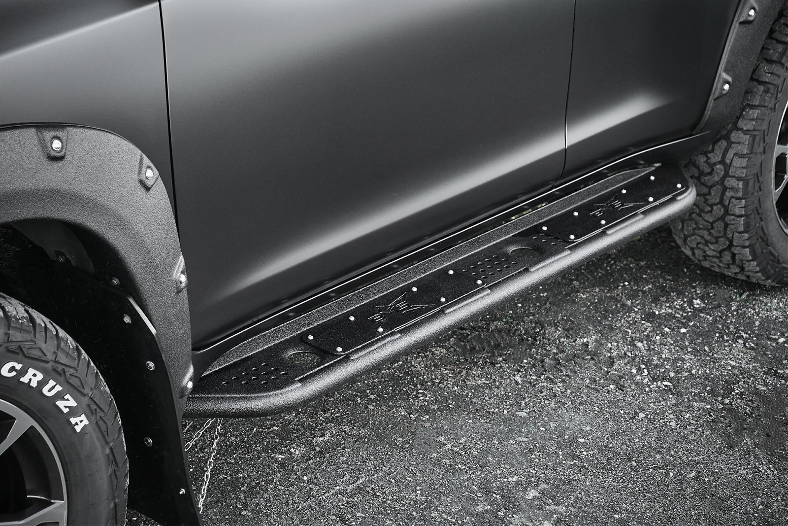 Пороги силовые BMS ALFA для Toyota Land Cruiser Prado 150 Тойота Прадо 150 2009-2023 комплект