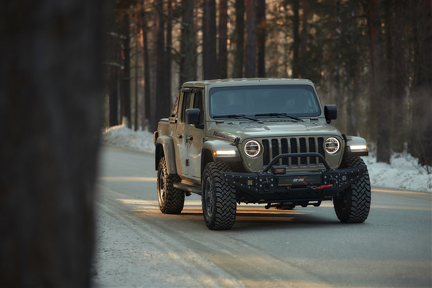 Пороги силовые BMS PRO-Line для Jeep Gladiator JT 2018-2024 (2шт.)