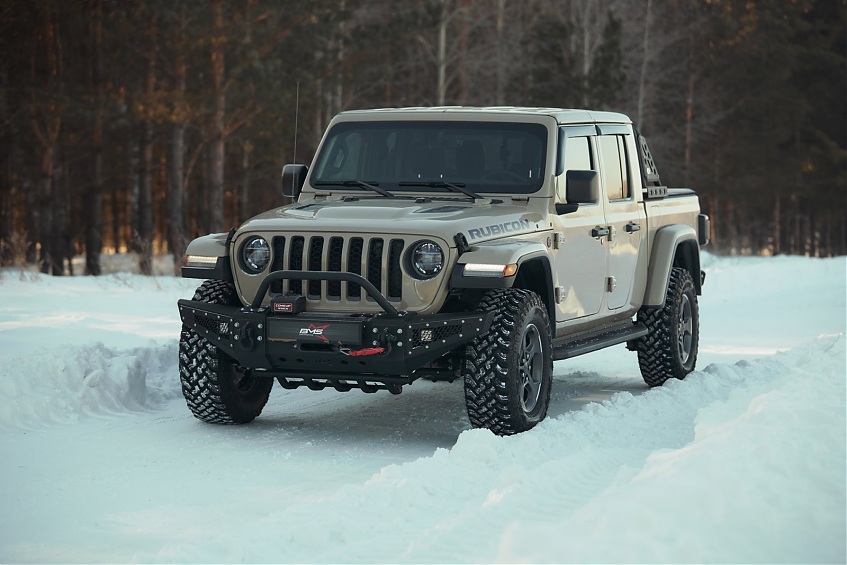 Пороги силовые BMS PRO-Line для Jeep Gladiator JT 2018-2024 (2шт.)