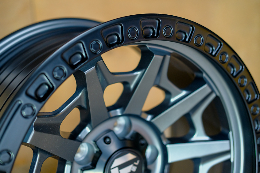 ДИСК АВТОМОБИЛЬНЫЙ АЛЮМИНИЕВЫЙ ЛИТОЙ Fuel Covert(РЕПЛИКА) 17Х9 ET-12 5X127 ЦО-71.56 МАТОВЫЙ ЧЕРНЫЙ ОБОД + СЕРЫЙ ЦЕНТР