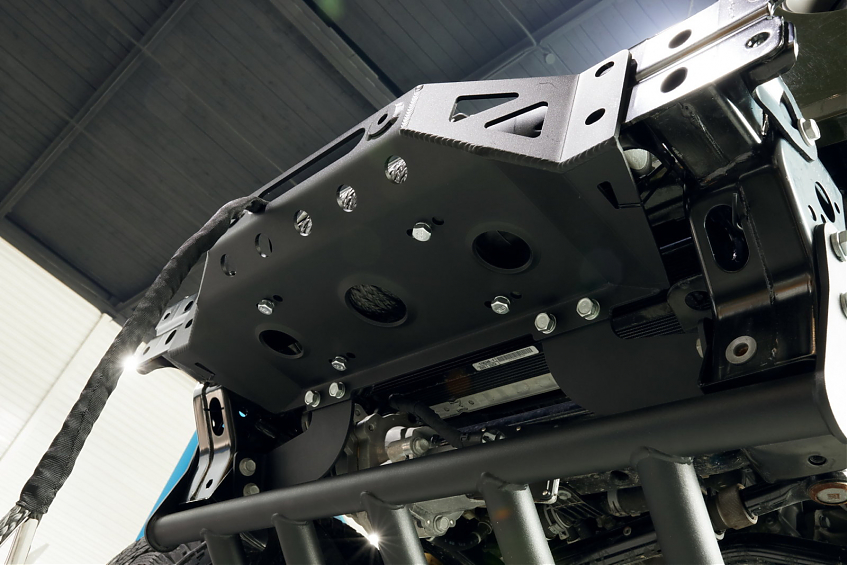 Площадка под лебёдку в штатный бампер Mopar для Jeep Wrangler JL Gladiator JT 2018-2024