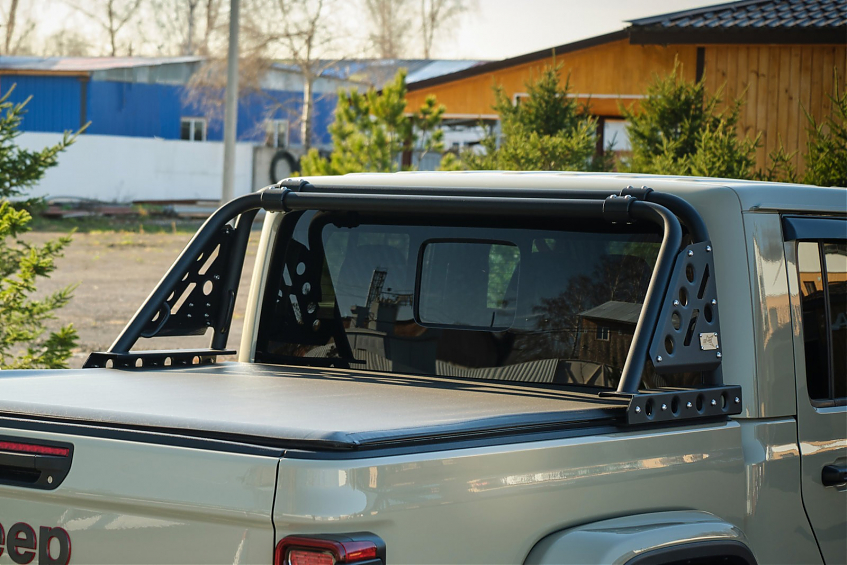 Защитная дуга в кузов пикапа BMS ALFA для Джип Гладиатор Jeep Gladiator JT 2018-2024