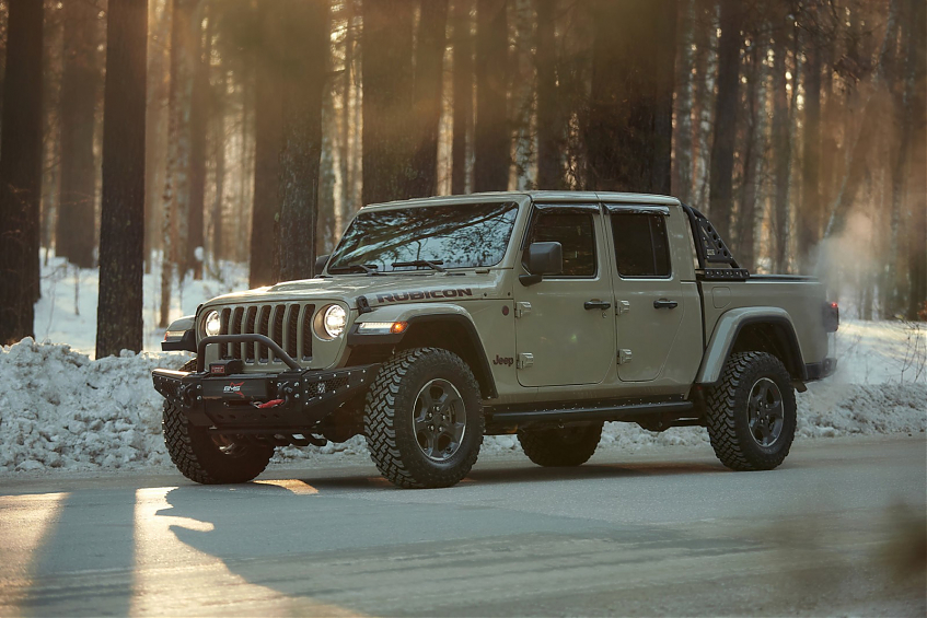 Защитная дуга в кузов пикапа BMS ALFA для Джип Гладиатор Jeep Gladiator JT 2018-2024