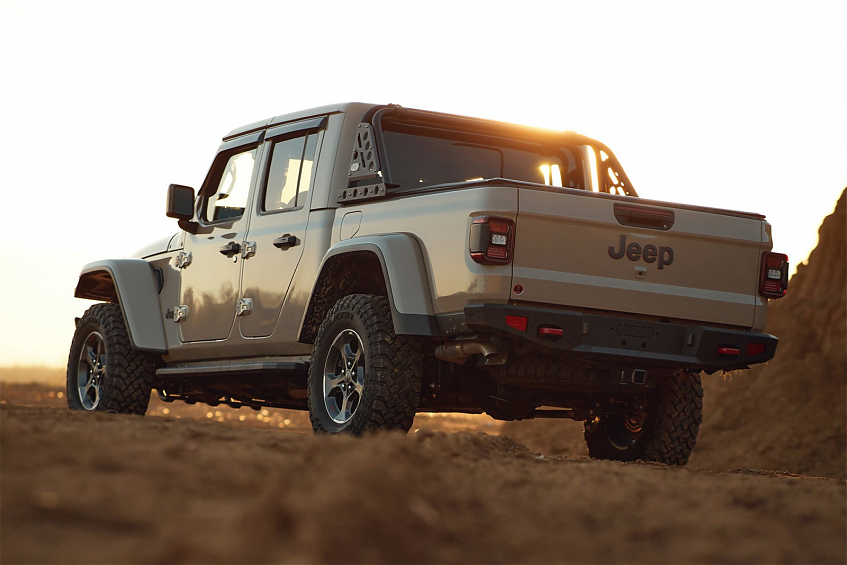 Защитная дуга в кузов пикапа BMS ALFA для Джип Гладиатор Jeep Gladiator JT 2018-2024