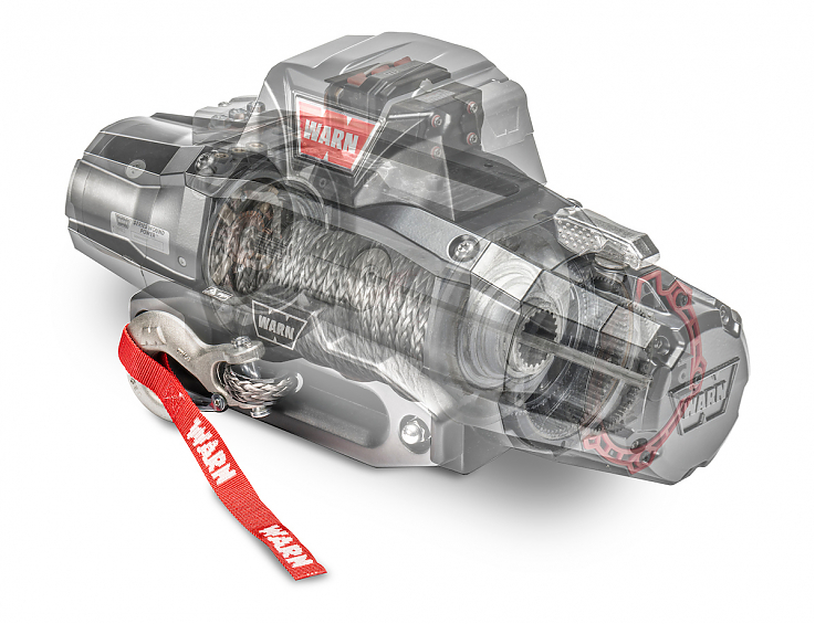 Лебедка  автомобильная электрическая WARN ZEON XD 14-S синтетический трос