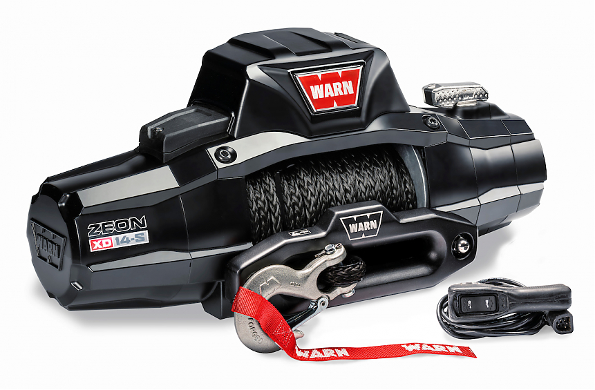 Лебедка  автомобильная электрическая WARN ZEON XD 14-S синтетический трос