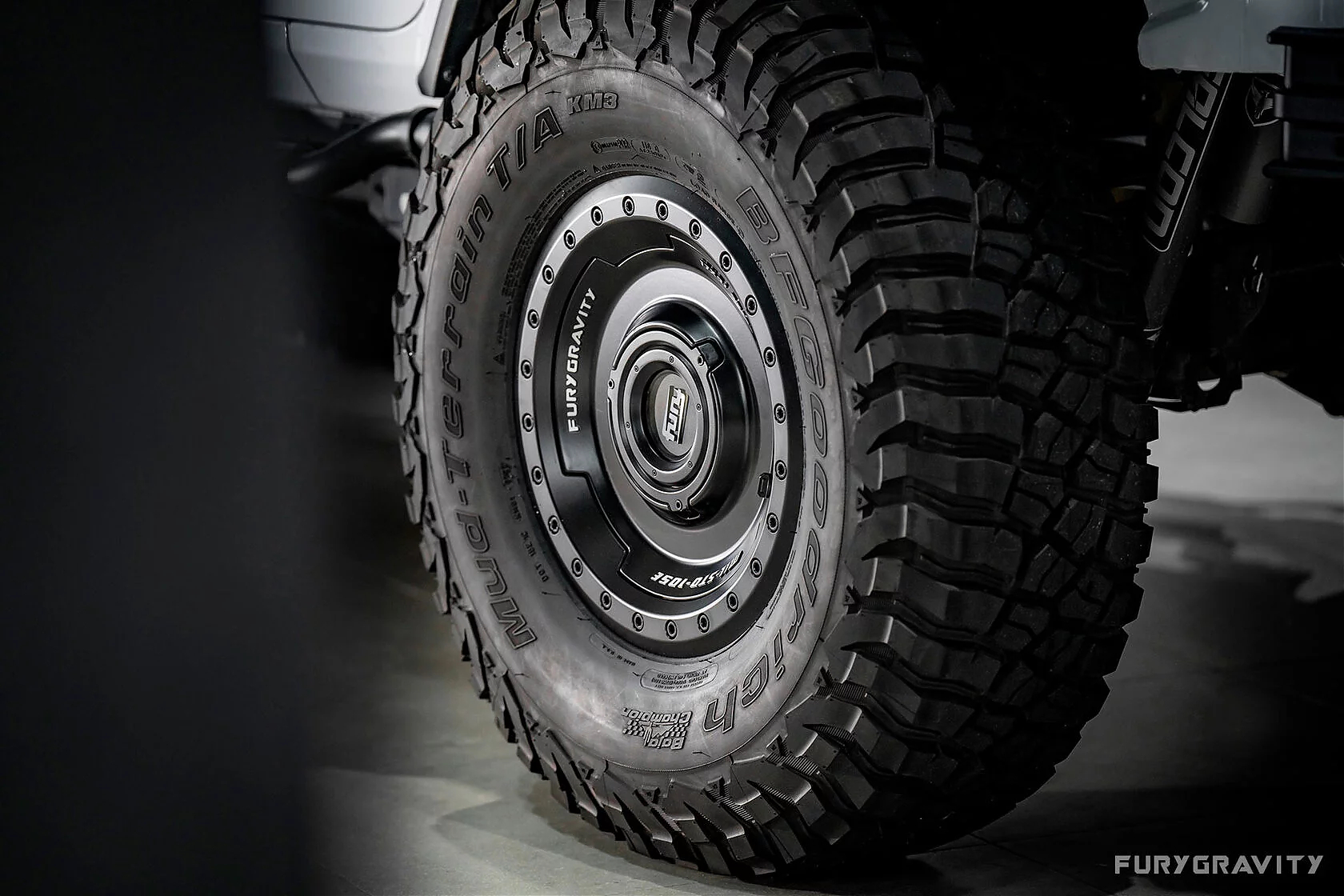 Диск колесный FURY серии Beadlock для Jeep Wrangler JL (Черный)