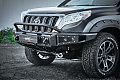 Бампер силовой передний BMS ALFA для  Toyota Land Cruiser Prado 150 2009-2017
