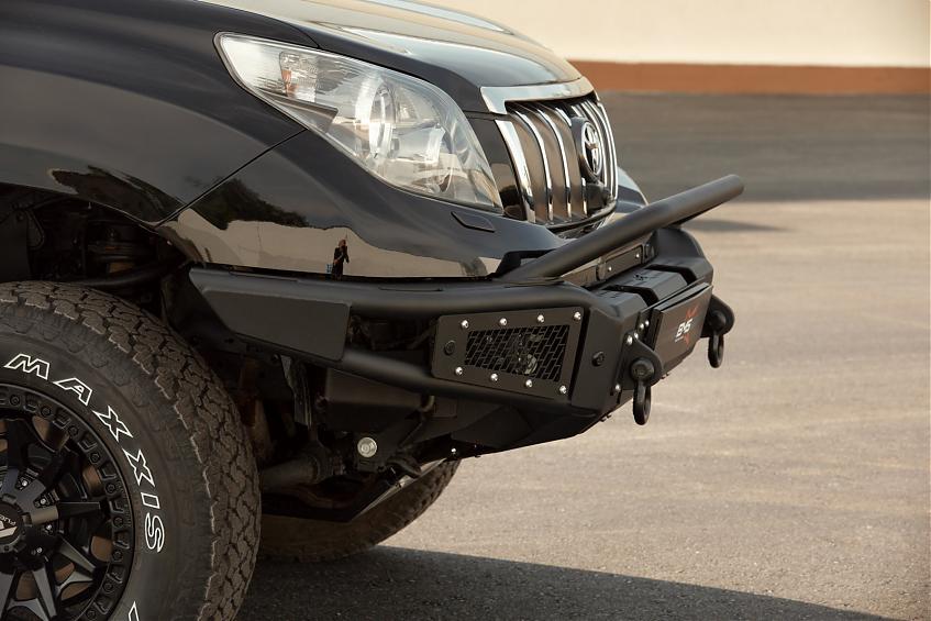 Бампер силовой передний BMS ALFA для  Toyota Land Cruiser Prado 150 2009-2017