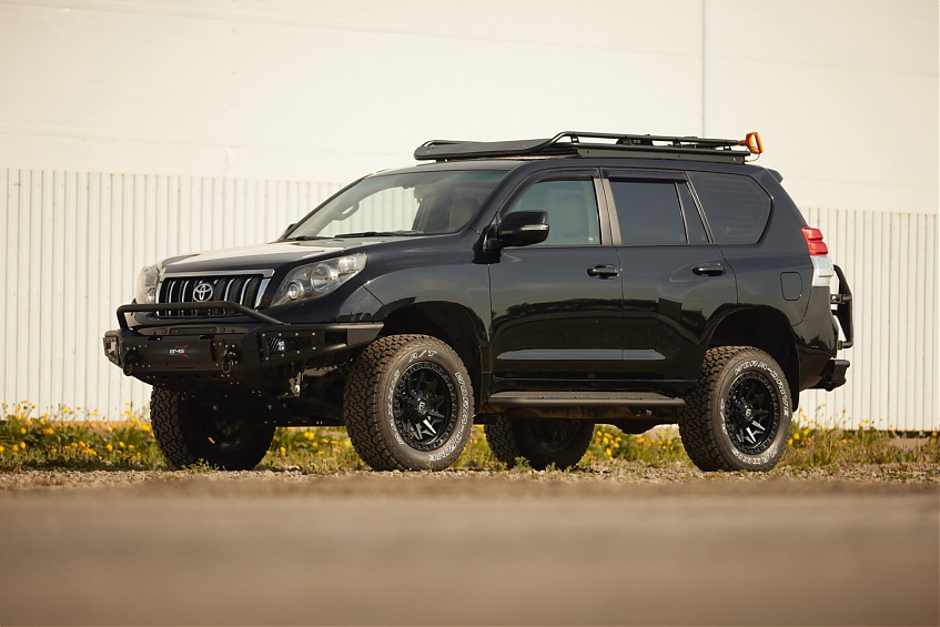 Бампер силовой передний BMS ALFA для  Toyota Land Cruiser Prado 150 2009-2017